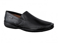 Chaussure mephisto mocassins modele irwan cuir noir